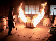Bearface Whisky cooperage toasting oak barrels