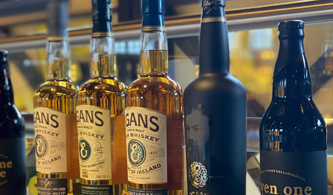 Egan Irish Whiskey line up