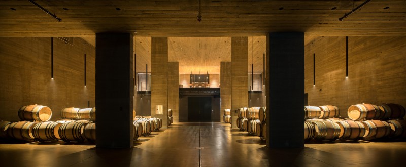 Martin's Lane winery barrel cellars